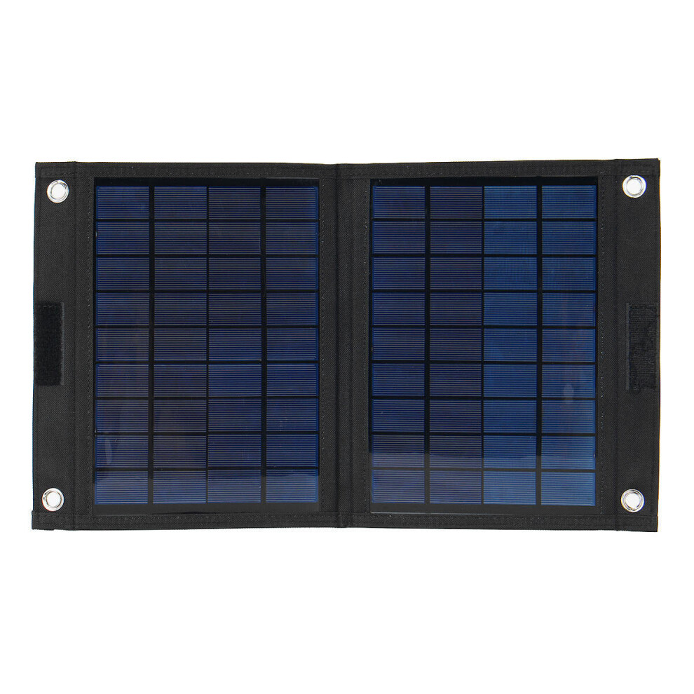 50W 18V Foldable Solar Panel Charger Solar Power Bank for Camping Hiking USB Backpacking Power Supply