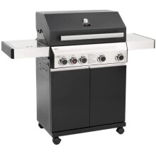 (Without Cover) CosmoGrill Gas 4+1 Premium Black BBQ Grill Searer