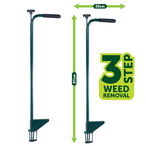 Steel Weed Puller Claw Lawn Weeder Root Remover Killer Grabber Garden Tool 2
