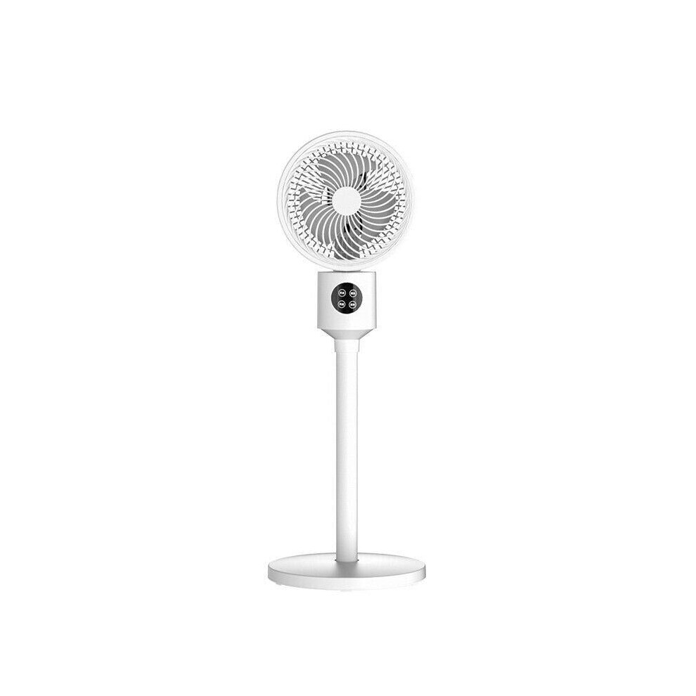 (Remote Control) 8 Inch Stand Fan Pedestal Fan Third Gear Wind Speed 7.5 Hours Timer Circulating Air Fan Low Noise Remote Control for Home Office Bedroom