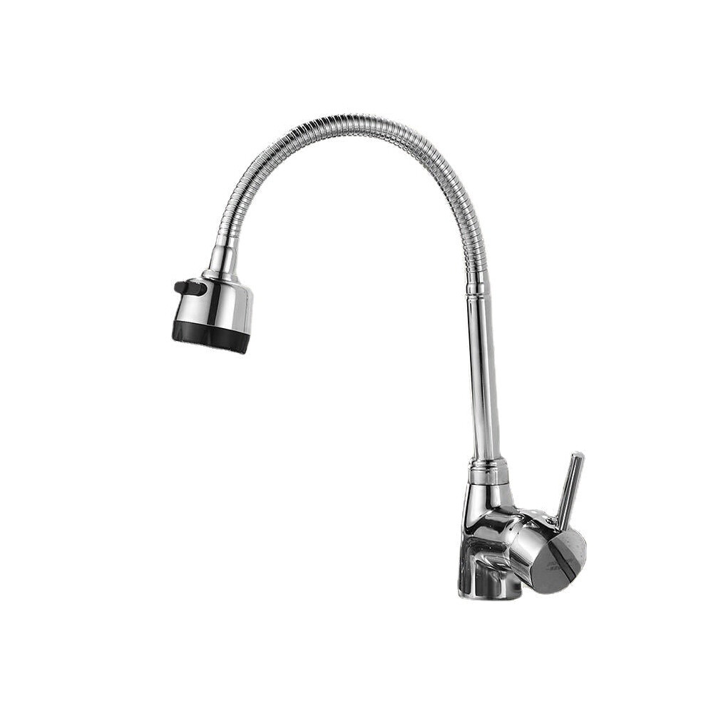 Kitchen Faucet Solid Brass Pull Tap Flexible Hot Cold Taps Water Outlet