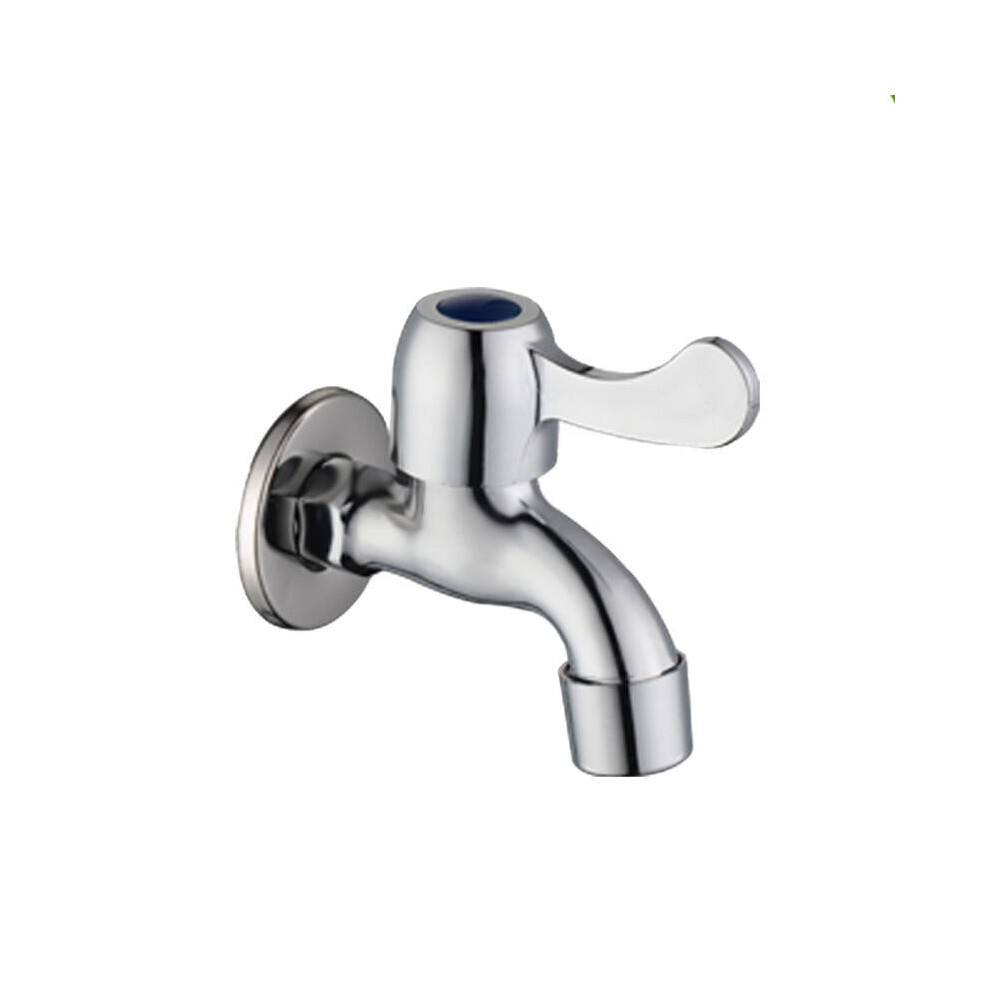 Washing Machine Single Handle Cold Water Faucet Stainless-Steel Wall-mounted Mop Pool Sink Tap