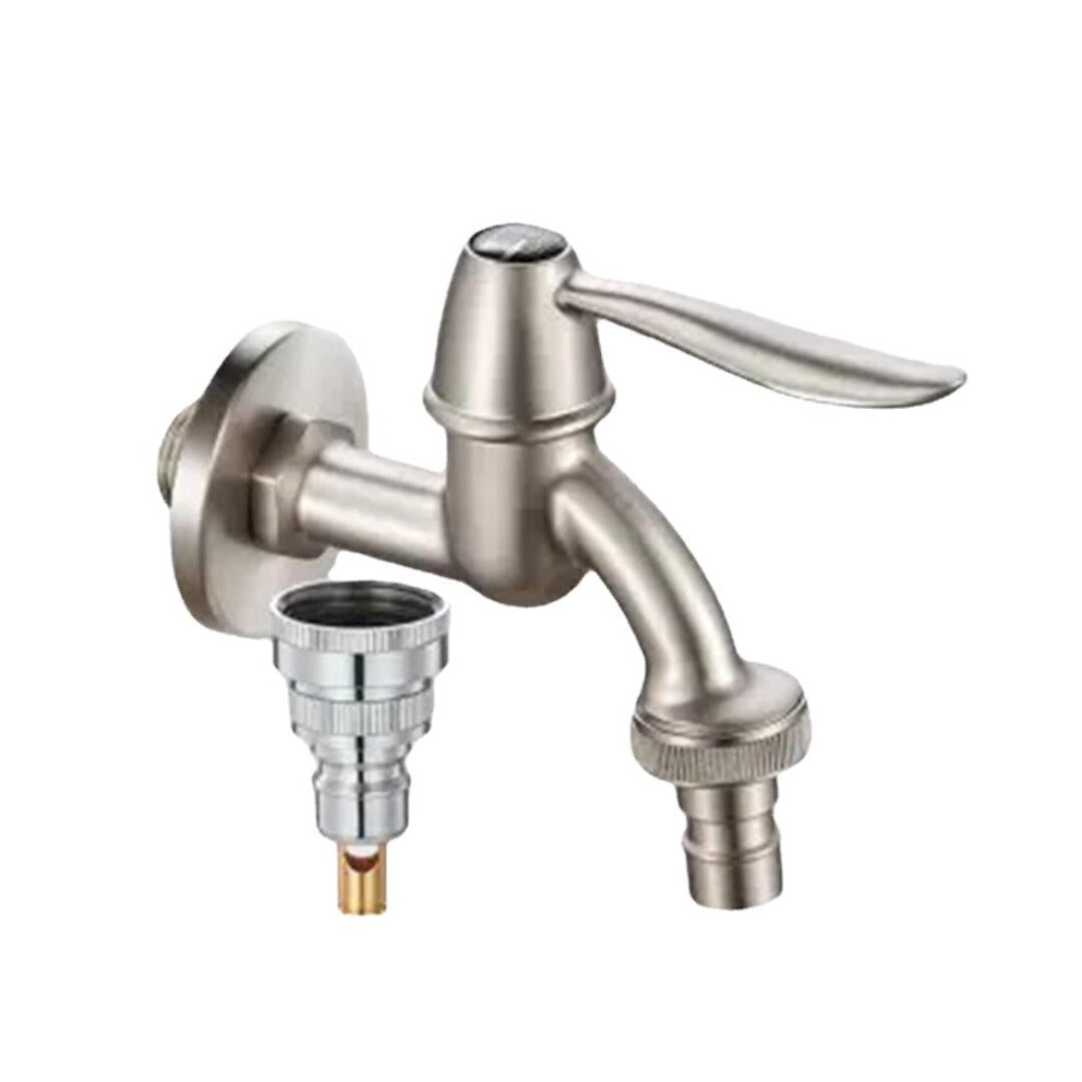 (Washing Machine Outlet Connector) 1/2'' 3/4'' Washing Machine Faucet Tap Quick Connector Inlet Outlet w/ 90 Ceramic Valve Intelligent Water Sealing f