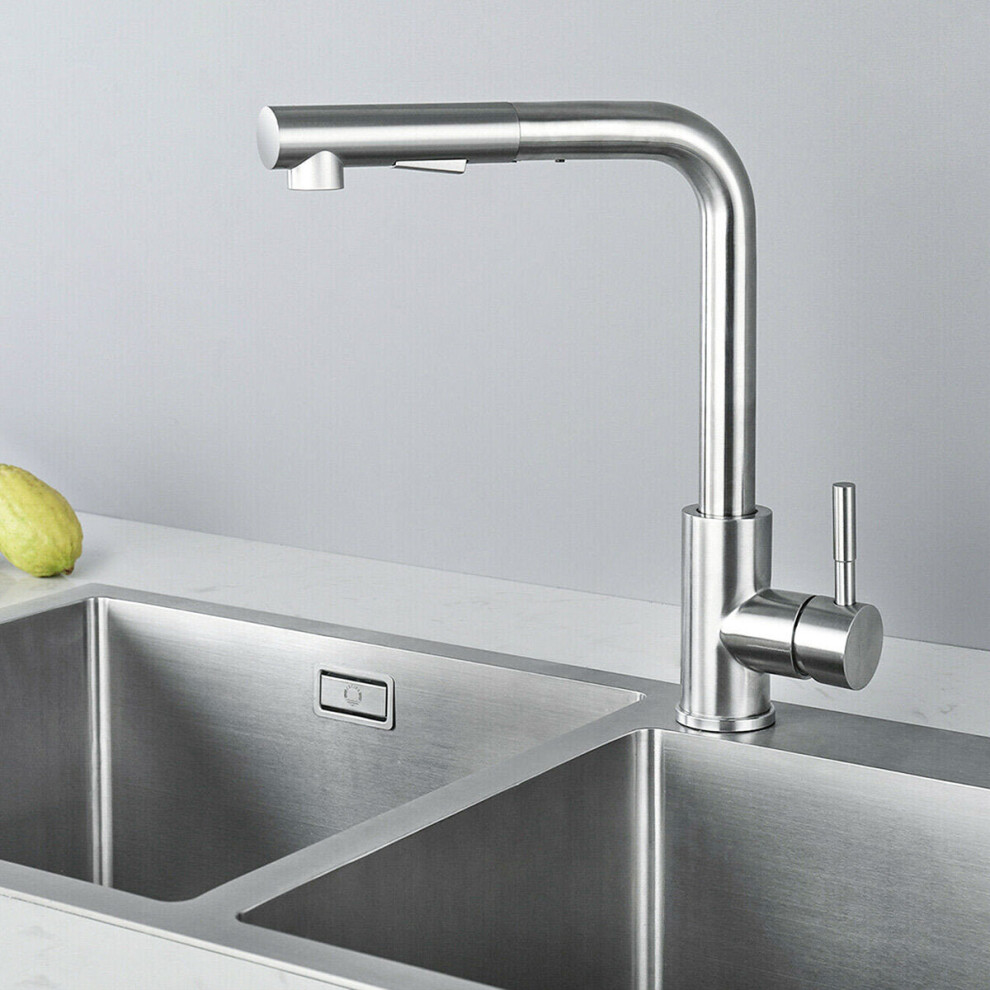 Kitchen Faucet Mixer Tap With Pull-out Shower Single Lever