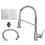 (Black) Kitchen Faucet Swivel Spout Single Handle Sink Pull Down Spray Mixer Tap 10