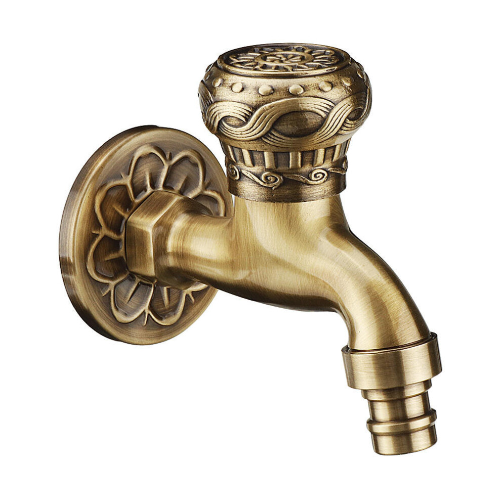Photos - Tap GreenZech  1/2 Inch Copper Washing Machine Faucet Mop Pool Sink  Wall Mounted Single Handle Garden Bathroom Basin Faucet (10.5x9cm)