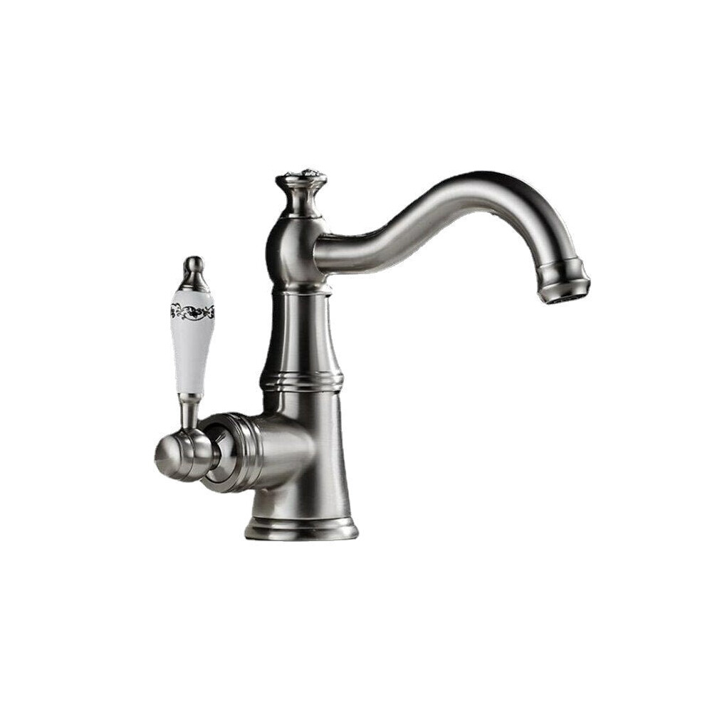 (Without Hose) European Style Kitchen Sink Faucet Hot Cold Water Mixer Tap 360 Degree Swivel Good Valued Bathroom Modern