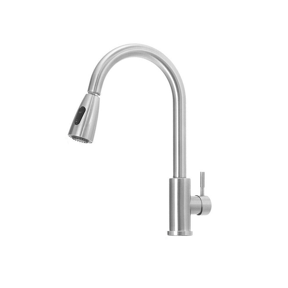 Stainless Steel Hot And Cold Pull Tap Simple Kitchen Sink Faucets