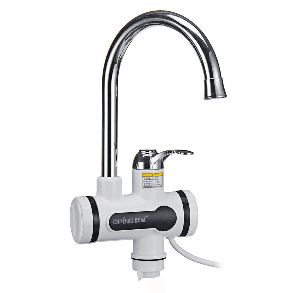 360 Electric Instant Faucet Tap Hot Water Heater Lcd Display Kitchen Fast Heat 3654659418616