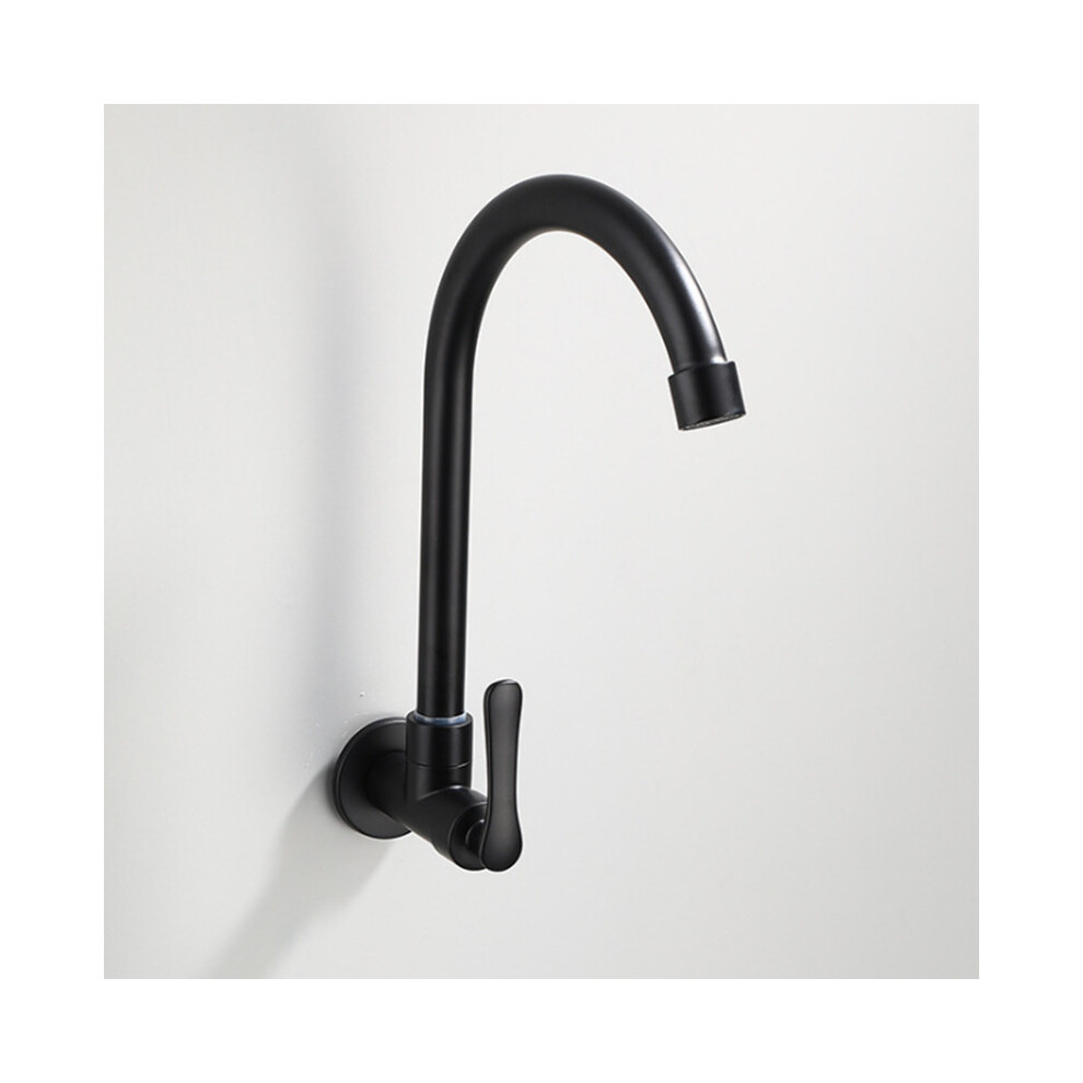 (Type C) 5 Type Brass Kitchen Sink Faucet Single Handle Cold Water Tap Wall Mount/Deck Mount 360 Rotate Flexible Spout