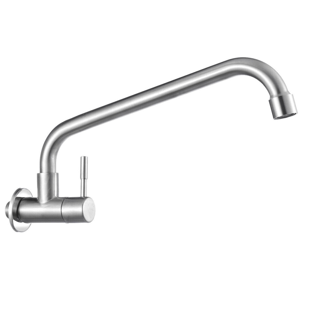 360 Rotation Single Cold Faucet 304 Stainless Steel Kitchen Sink