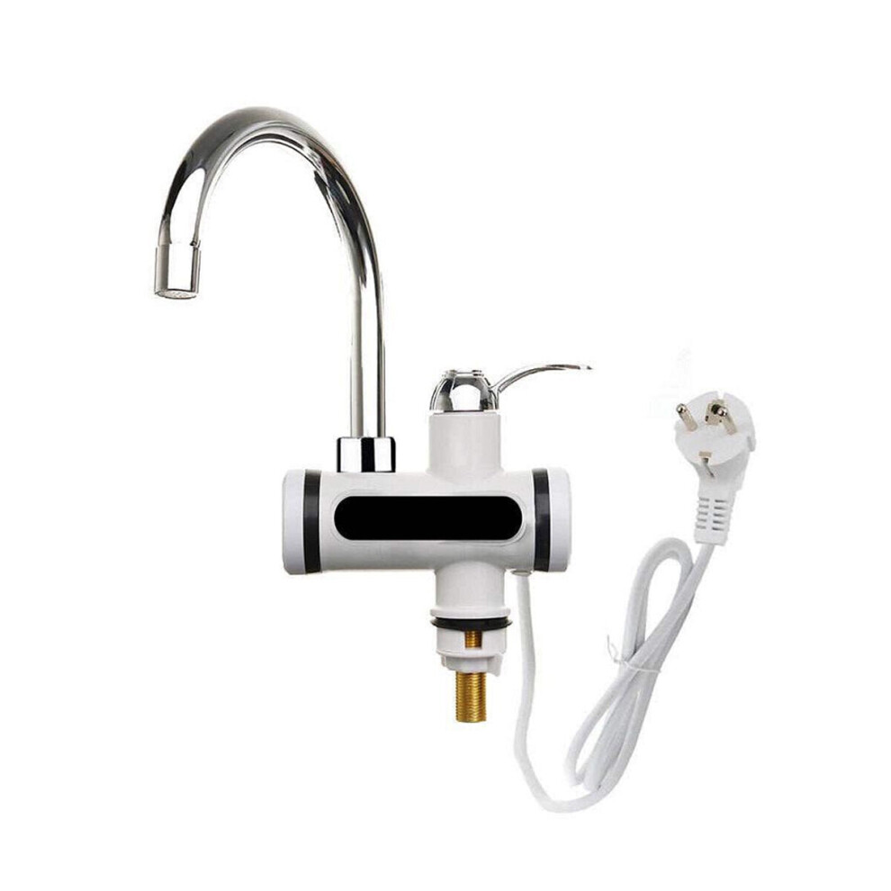 (Without Shower Header) 360 Electric Heater LED Tap Faucet Hot Water Bathroom Kitchen Fast Instant Heat