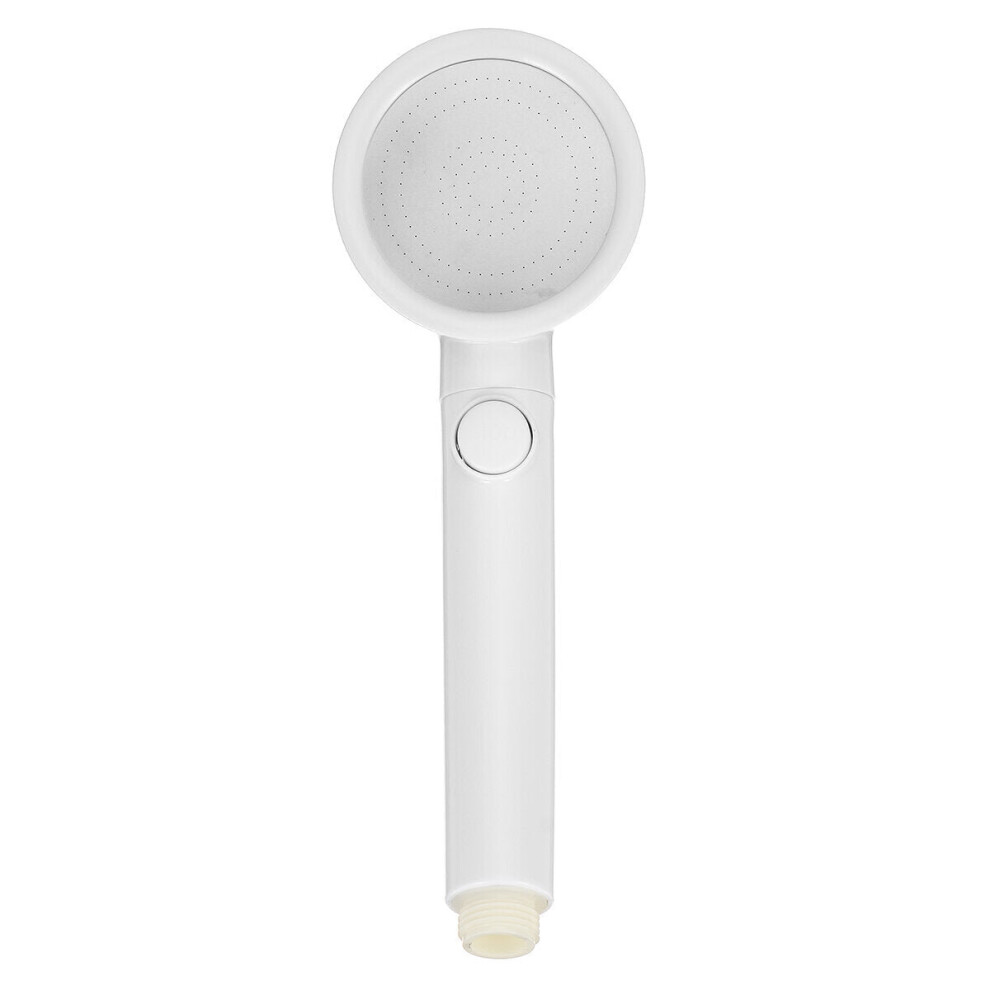 (ordinary white) One Button Water Stop Pressurized Shower Nozzle Household Hand Held Rain