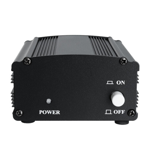 (UK) XLR 48V Phantom Power Supply for Microphone with Adapter 1