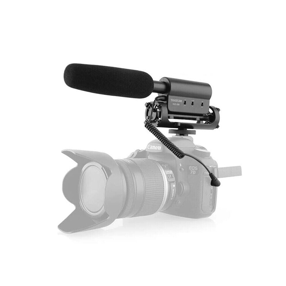 Photography Interview Universal Condenser Microphone For Youtube Vlogging Video Nikon Dslr 6112212034644
