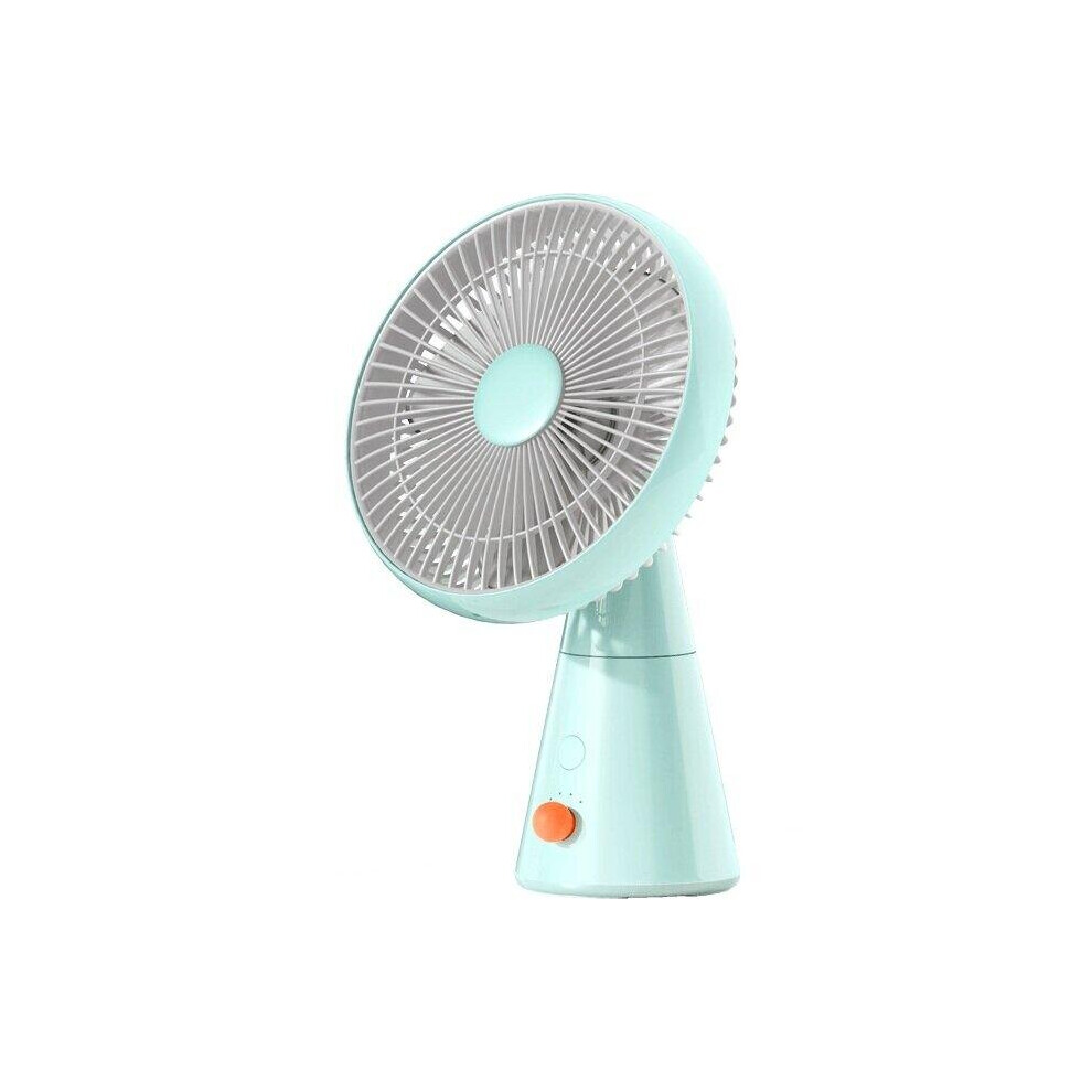 (White) Desktop Circulating Fan USB Cooling Fan Aroma Diffuser 4 Gear Adjustment 3000mAh Battery Life Three-dimensional Air Supply