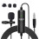 Lavalier Microphone Omnidirectional Condenser 6M Long Cable Lapel Mic for Smartphone Camera Tablet Recording 1