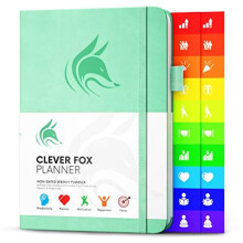 Clever Fox Planner - Weekly & Monthly Planner to Increase Productivity, Time Management and Hit Your Goals - Organizer, Gratitude Journal - Undated,