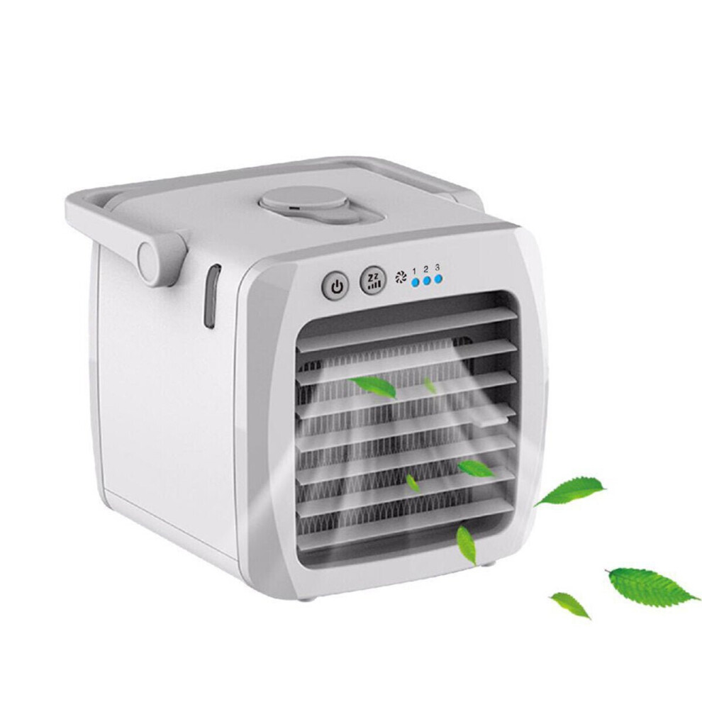 USB Portable Mini Air Cooler Office Desktop Small Conditioner Cooling Fan