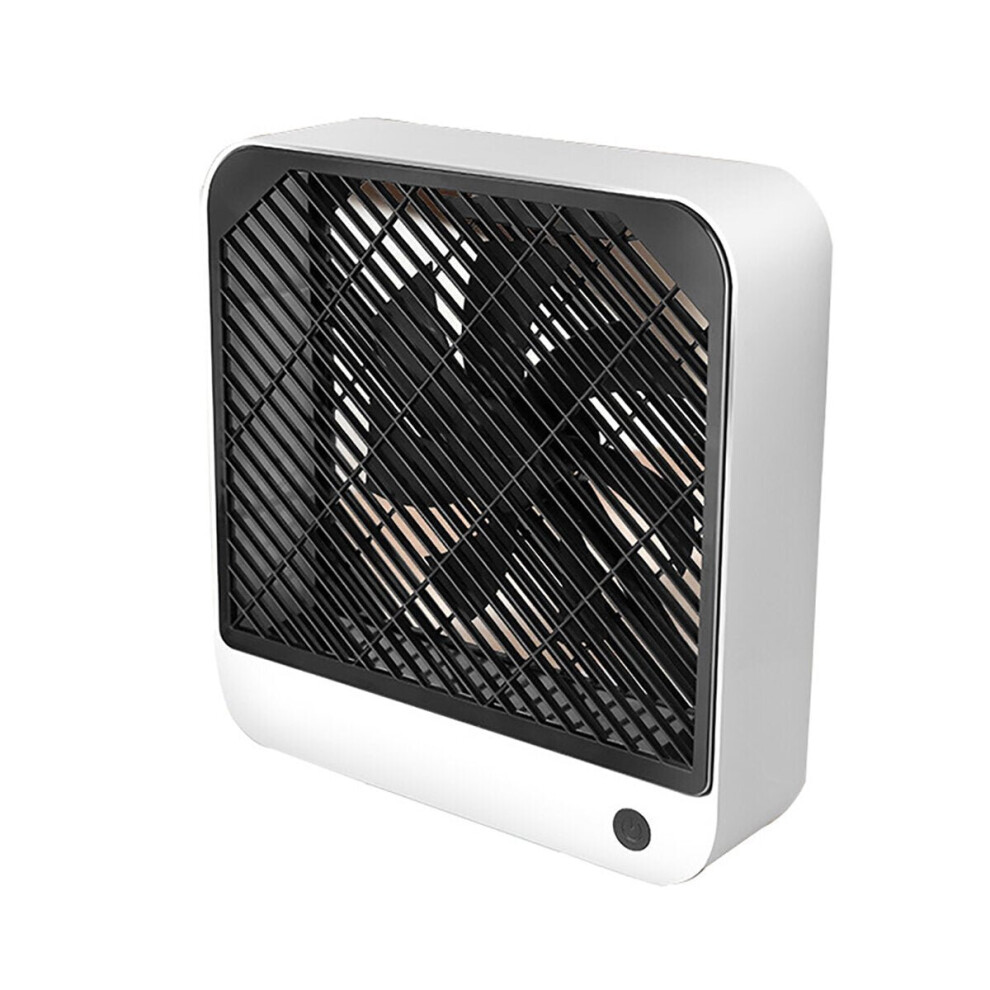 (1) USB Rechargeable Portable Desk Fan 2 Speeds Strong Airflow Quiet Fan for Home Office Desktop