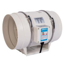 (4 Inch) Circular Duct Fan Diagonal Flow Booster Fan Bathroom Kitchen Oil Fume Exhaust Fan