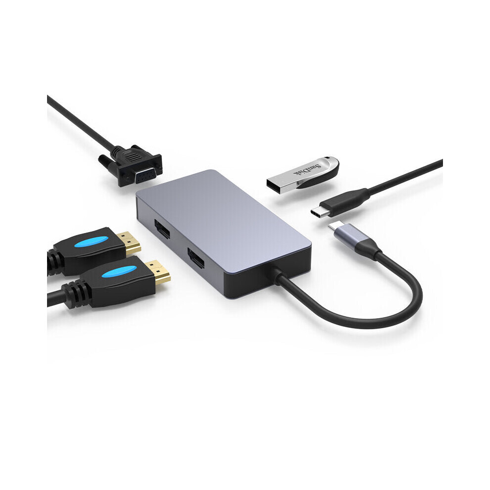 5 In 1 USB Type-C Hub Docking Station