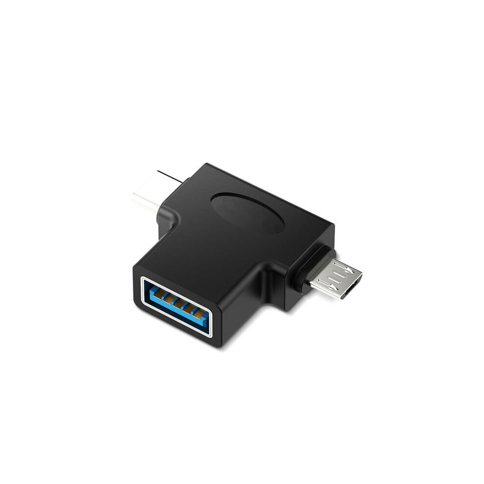 2 In 1 Usb3.0 To Type C Micro Usb Otg Adapter Converter For Oneplus 5T 6 6 Mix 2S S9+ 3654659043245
