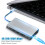 11 In 1 Triple Display USB-C Hub Docking Station Adapter 5