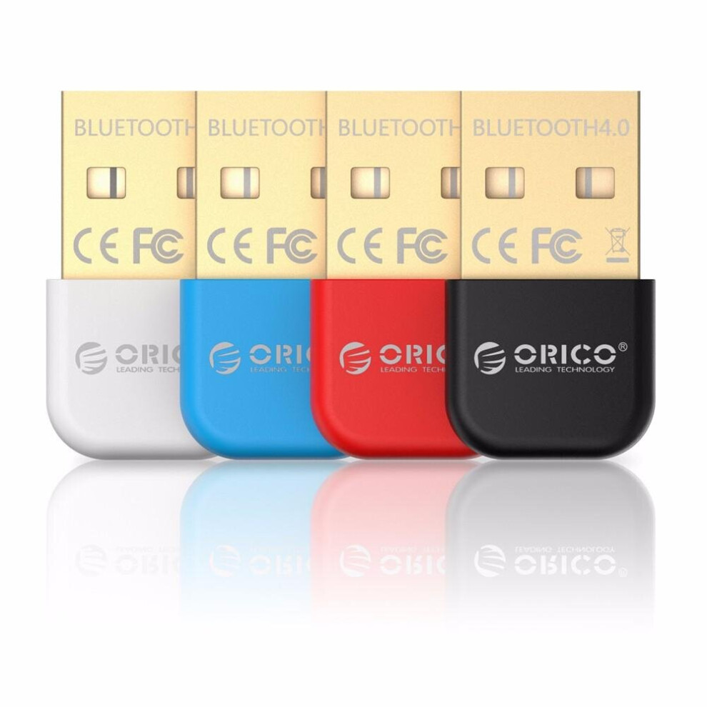 (Red) Bluetooth 4.0 Usb Dongle Transmitter Receiver Adapter For Pc Laptop Tablet Red 3654659036681