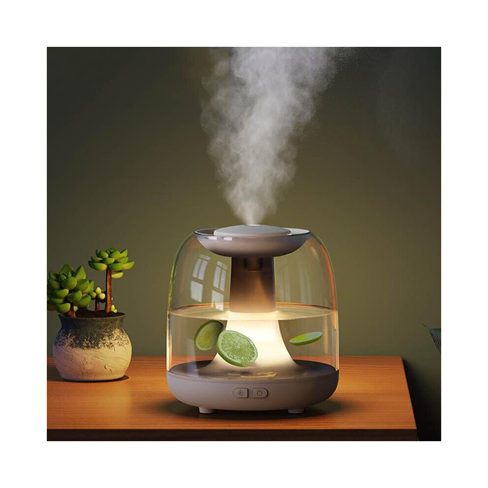 1200ml Portable Air Humidifier Aroma Oil Diffuser USB Cool Mist Maker with LED Light 2000mAh Battery Low Noise for Home Office