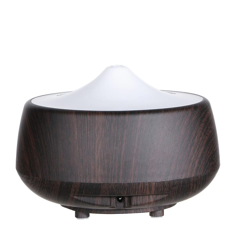 (Dark, UK Plug) 7 Color LED Ultrasonic Air Humidifier Aroma Atomizer Diffuser Steam Air Purifier