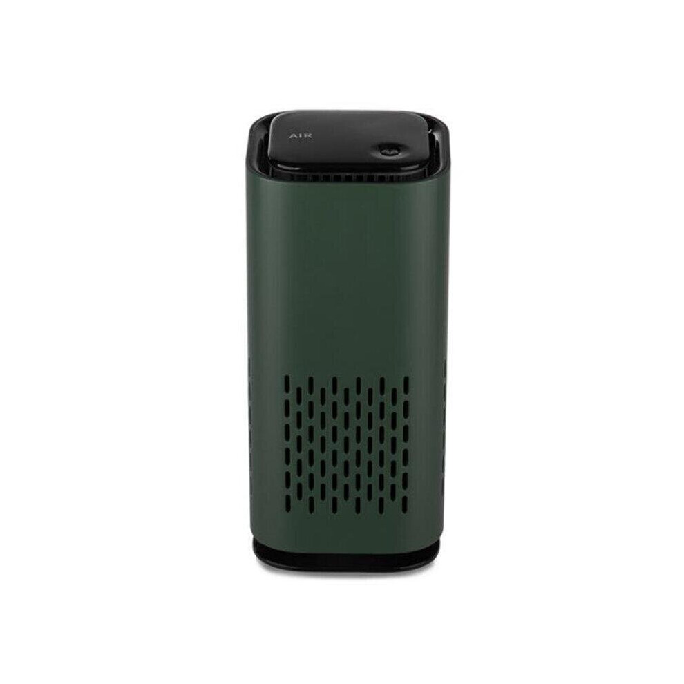 (Green) 5V Car Air Purifier Cleaner Negative Ion USB Mini Home Vehicle Air Cleaner Remove Formaldehyde Low Noise