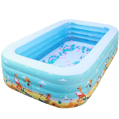 (5#) 1.8/2.1/3.6m Inflatable Swimming Pool With Bottom Layer Cotton 1