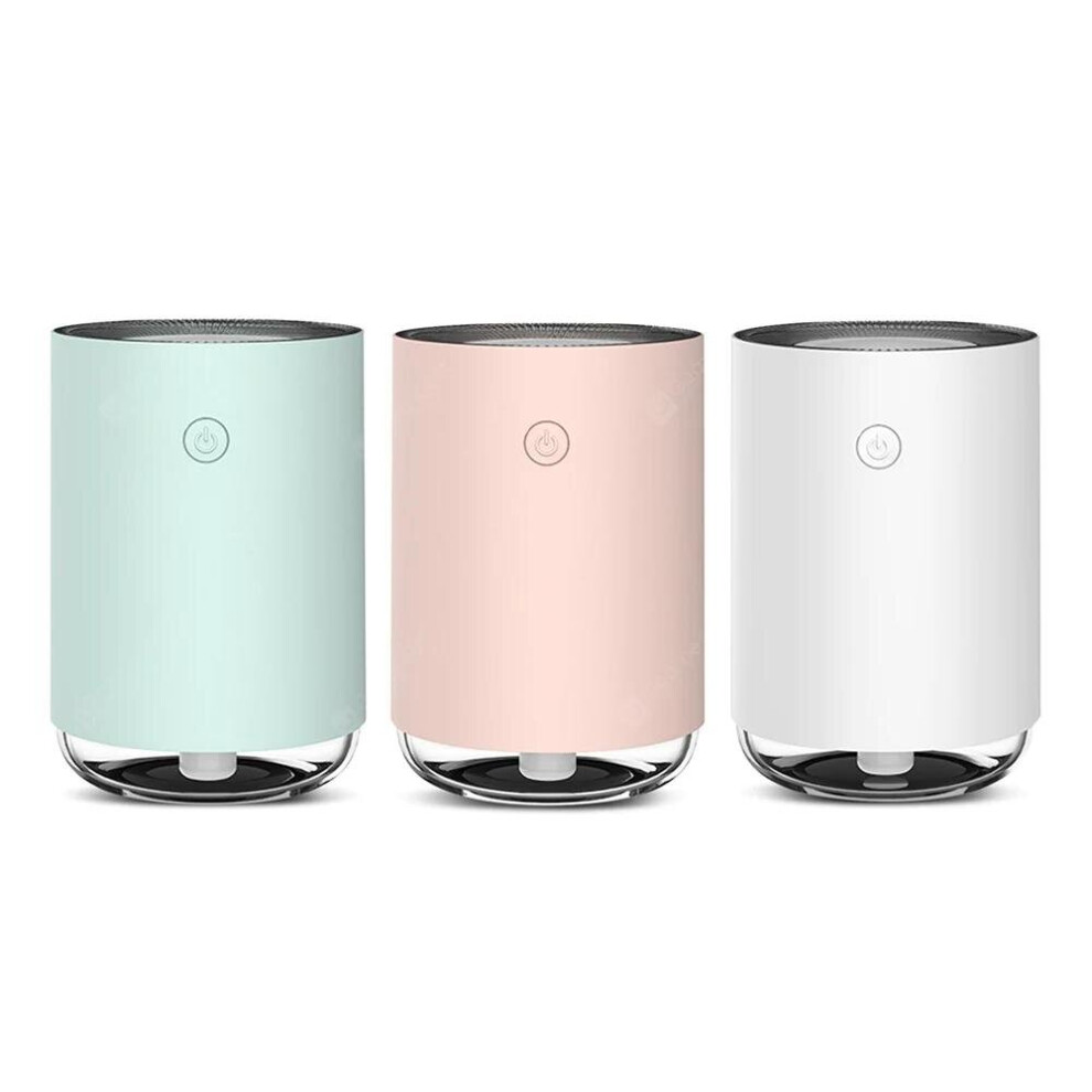 (Green) Sterilization Air Humidifier with Mini Night Light 220ml Ultrasonic Fog Creator Home Office Car