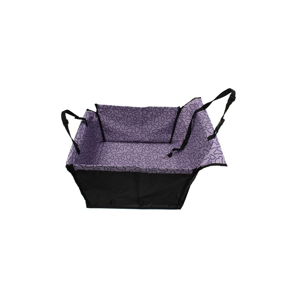 (Purple) Pet Dog Cat Car Rear Back Seat Cover Mat Protector Hammock Car Seat Cushion Waterproof