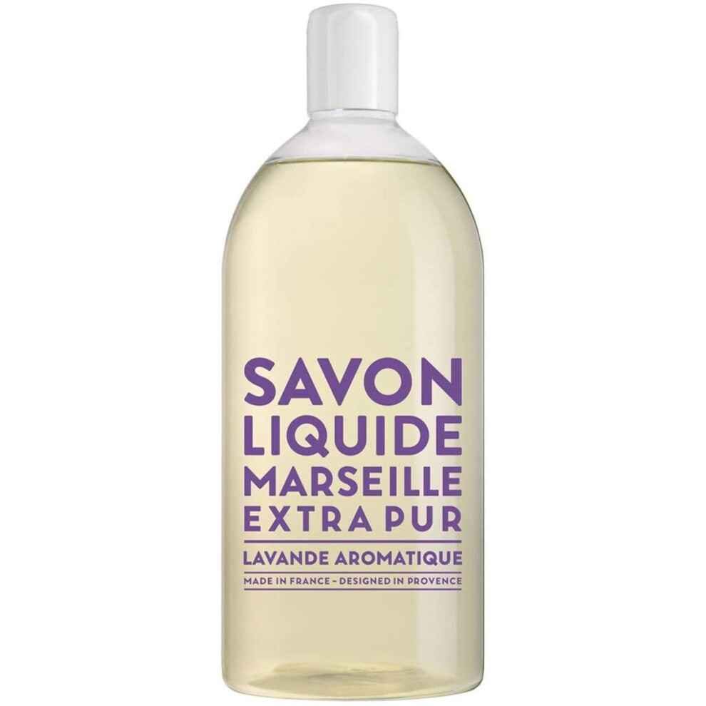 Compagnie De Provence Lavender Compagnie De Provenceâ® Aromatic Liquid Soap 1 Litre Refill Size Fragrance Gentle, Effective And Soothing