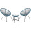 Evre (Teal) EVRE Goa Acapulco Styled Garden Set For Balcony 3