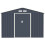 Evre (Dark Grey) EVRE Garden Shed with Weather Resistant Paint 2