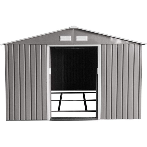 Evre (Warm Grey) EVRE Garden Shed with Weather Resistant Paint 2