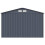 Evre (Dark Grey) EVRE Garden Shed with Weather Resistant Paint 3