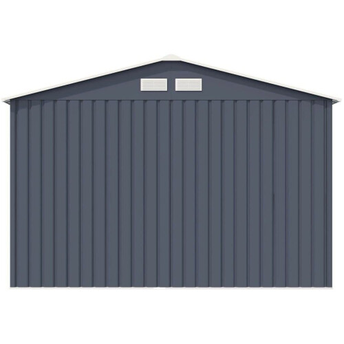 Evre (Dark Grey) EVRE Garden Shed with Weather Resistant Paint 2