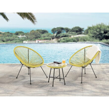 (Bumblebee Yellow) EVRE Goa Acapulco Styled Garden Set For Balcony