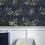 Arthouse Arthouse Luxury Leaf Navy Champagne Wallpaper 299301 3