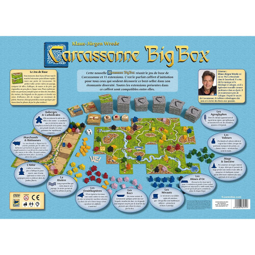 Carcassonne Big Box – Asmodee – Board Game – Tile Game 1