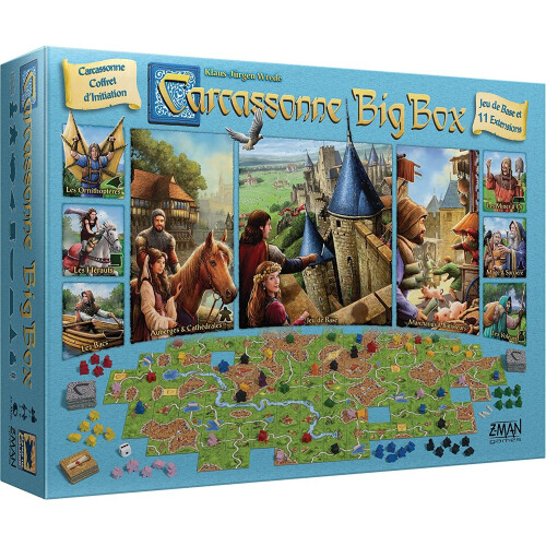 Carcassonne Big Box – Asmodee – Board Game – Tile Game 2