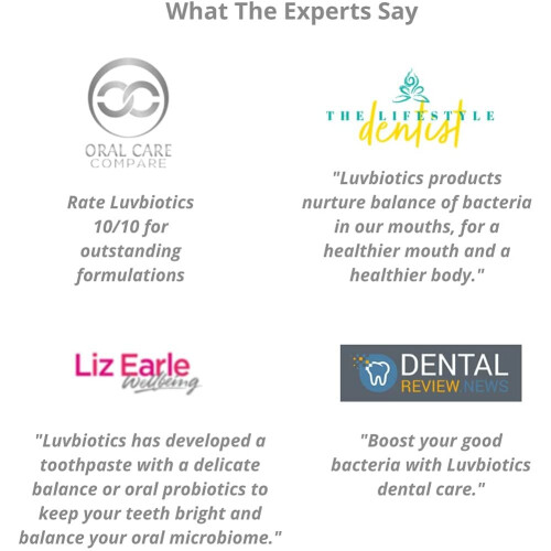 Luvbiotics Mouthwash with probiotics & xylitol Promotes Good Bacteria