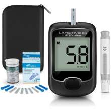 Blood Glucose Monitor Meter, Diabetes Testing Kit [2020 Upgrade] Blood Sugar Tester with 25 Codefree Test Strips and 50 Lancets - for UK Diabetics in