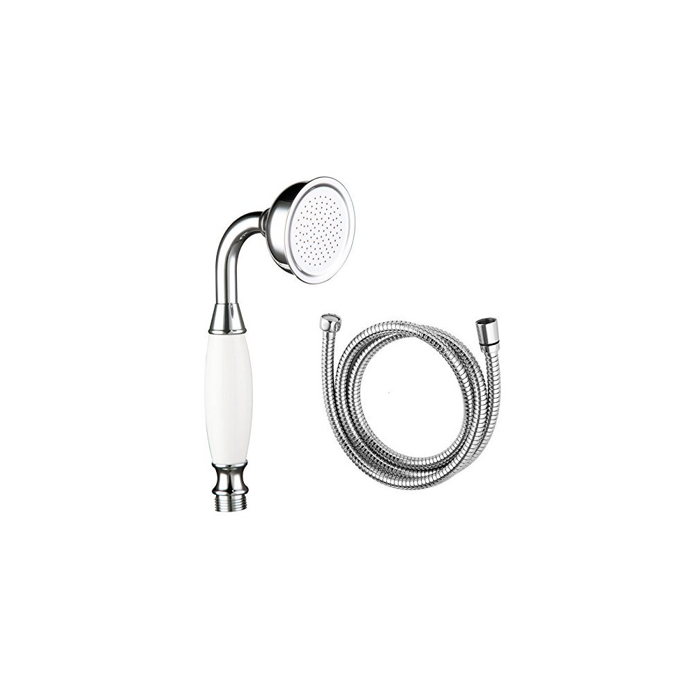 Skybath Shower Head Traditional Victorian Style Chrome Handheld Shower Sprayer And 59 Inch Hose 712243435951