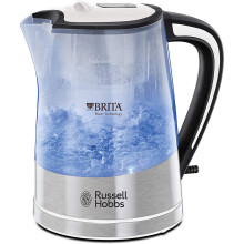 Russell Hobbs 22851 Brita Purity Electric Kettle, 1.5L, 3000W, BRITA Maxtra+ Filter Included, Blue Illuminated, 360 Base