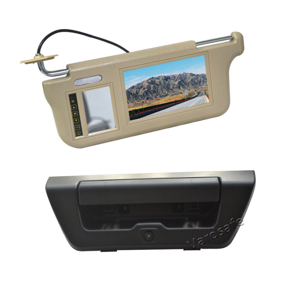 Sun Visor Rear View Mirror Monitor & Reversing Camera For Ford F150 (2015-2019) 768788432696